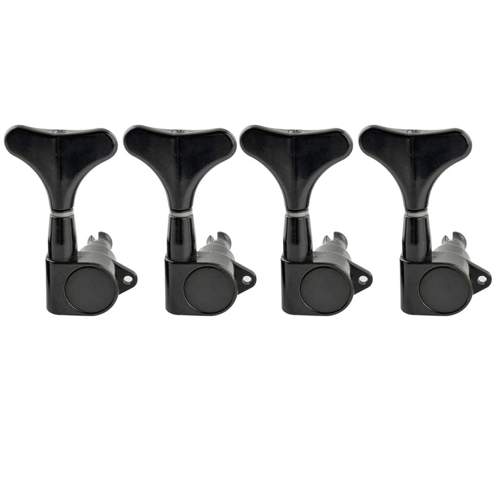 musiclily pro 4 in line sealed machine heads for precision jazz bass tuning keys 4 string electric bass pegs tuners set mx1358 4p