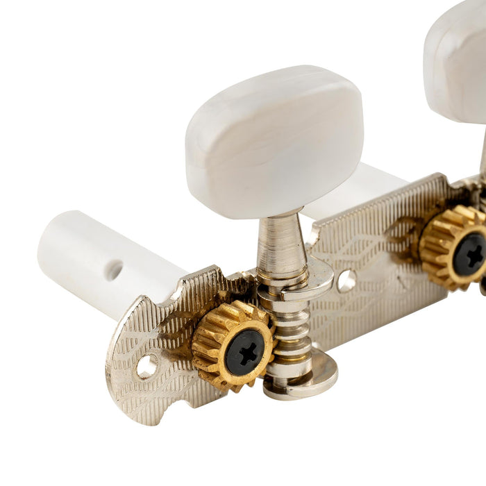 musiclily pro 3 on a plate classical guitar machine heads tuning pegs keys tuners set oval button nickel details