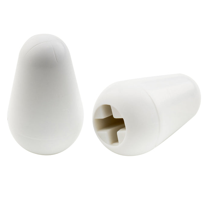 musiclily pro inch size guitar 5 way lever switch tips for usa fender strat tele style guitar mx1373 2p, white