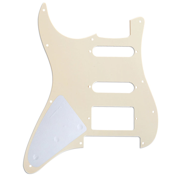 Part of musiclily pro 11 hole modern style strat hss guitar pickguard for american mexican fender strat floyd rose bridge cut 3ply 4ply mx1380p