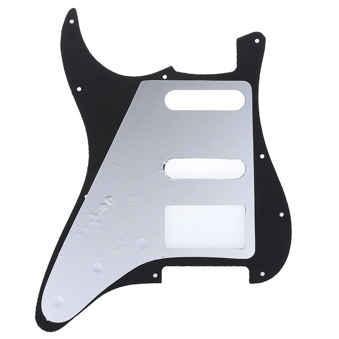 Musiclily Pro 11穴 HSS STピックガード モダンスタイル アメリカンStratストラトエレキギター用 4プライ エイジドホワイトパール