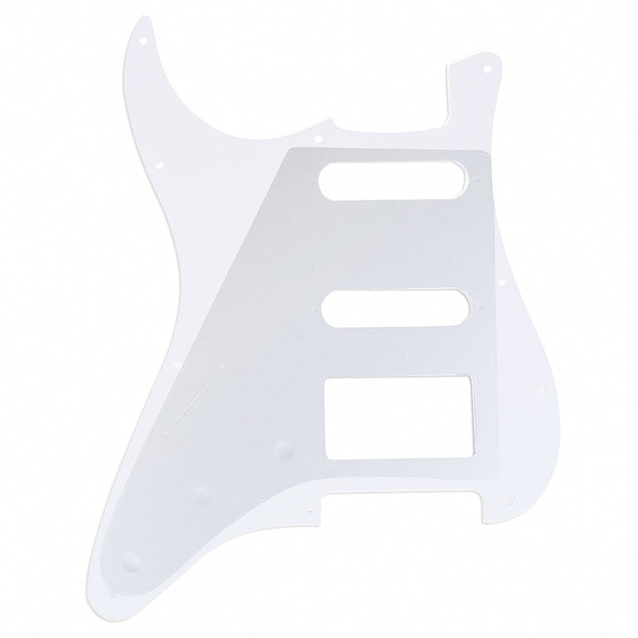 Musiclily Pro 11穴 HSS STピックガード モダンスタイル アメリカンStratストラトエレキギター用 4プライ エイジドホワイトパール