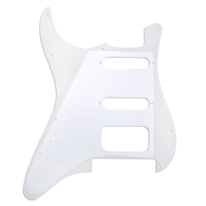 Part of musiclily pro 11 hole round corner hss guitar strat pickguard for american mexican fender strat open pickup with floyd bridge cut mx1386p