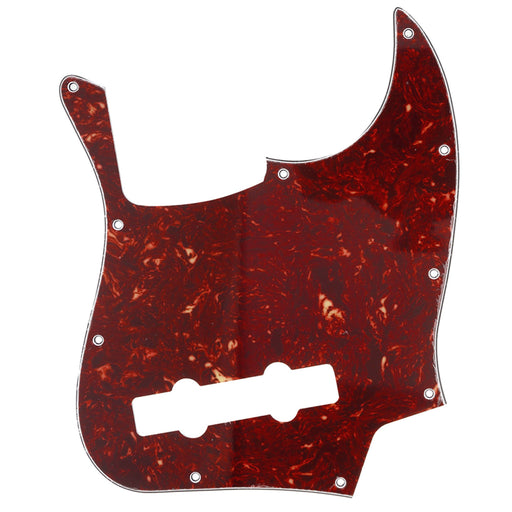 musiclily pro 5 string 10 hole contemporary j bass pickguard for fender mexican jazz bass 3ply 4ply mx1394p