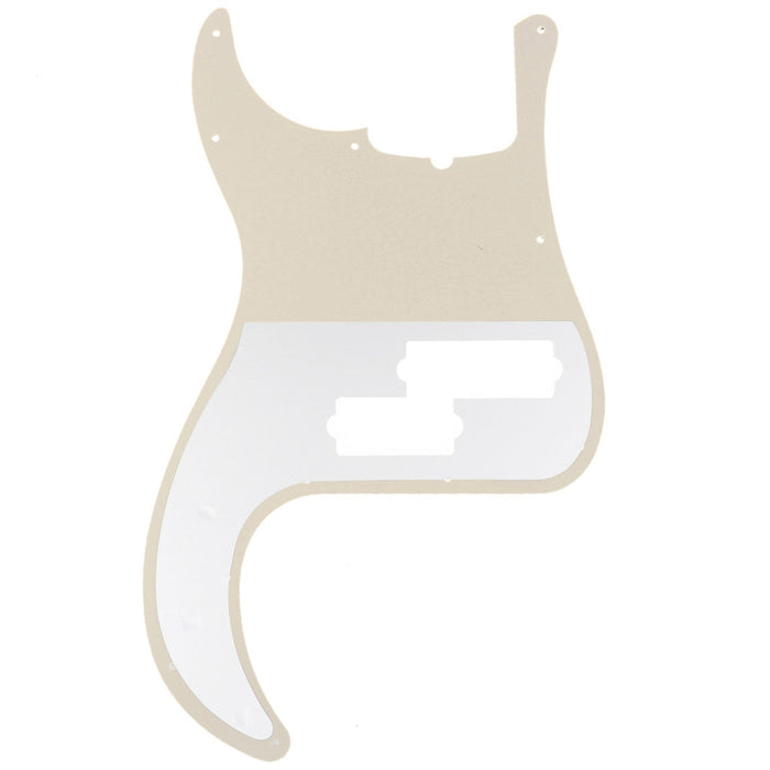 Musiclily Pro 5弦 13穴 PBプレベピックガード アメリカンスタンダードFender Precision Bassプレシジョンベース用 3プライ エイジドホワイト