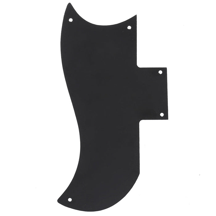 Part of musiclily pro 5 hole small half face guitar pickguard compatible with usa les paul american sg 3ply 4ply mx1398p