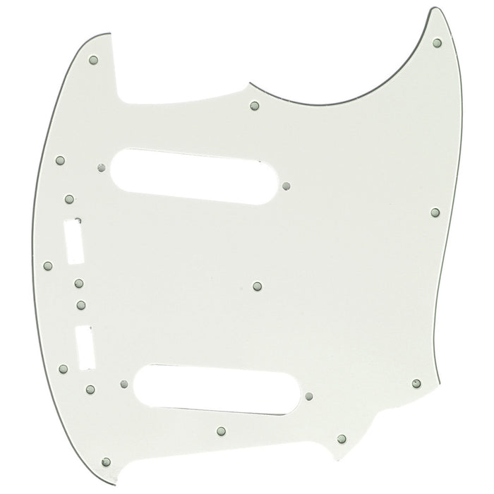 musiclily pro 12 hole guitar pickguard for mij fender japan mustang 3ply 4ply mx1403p