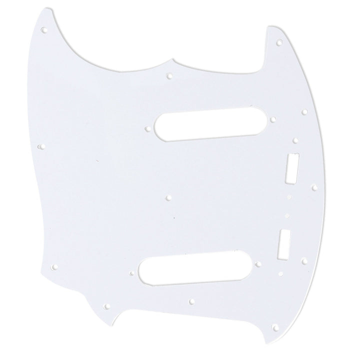 Musiclily Pro 12穴 日本製ムスタングタイプピックガード MIJ Fender Mustangエレキギター用 3プライ エイジドホワイト
