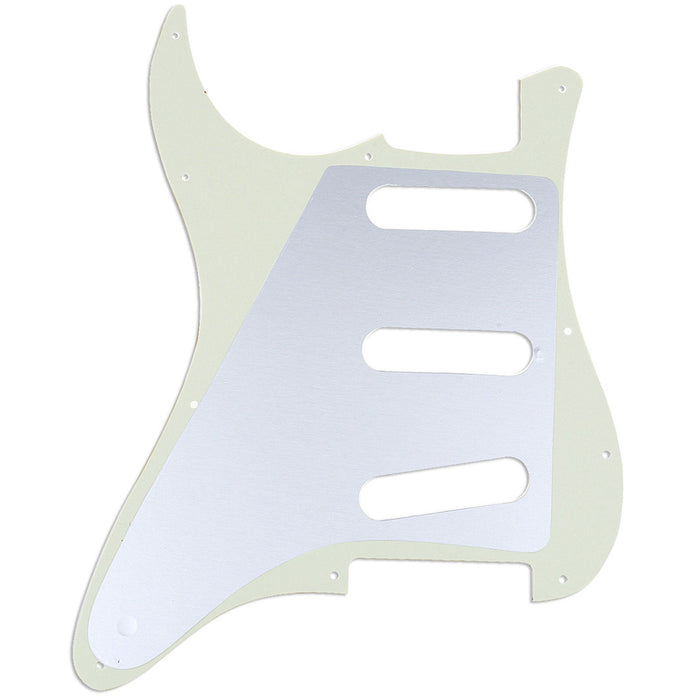 Musiclily Pro 11 fori 72 o 64 Strat SSS battipenna per chitarra per MIJ Japan Stratocaster, 3 strati/4 strati