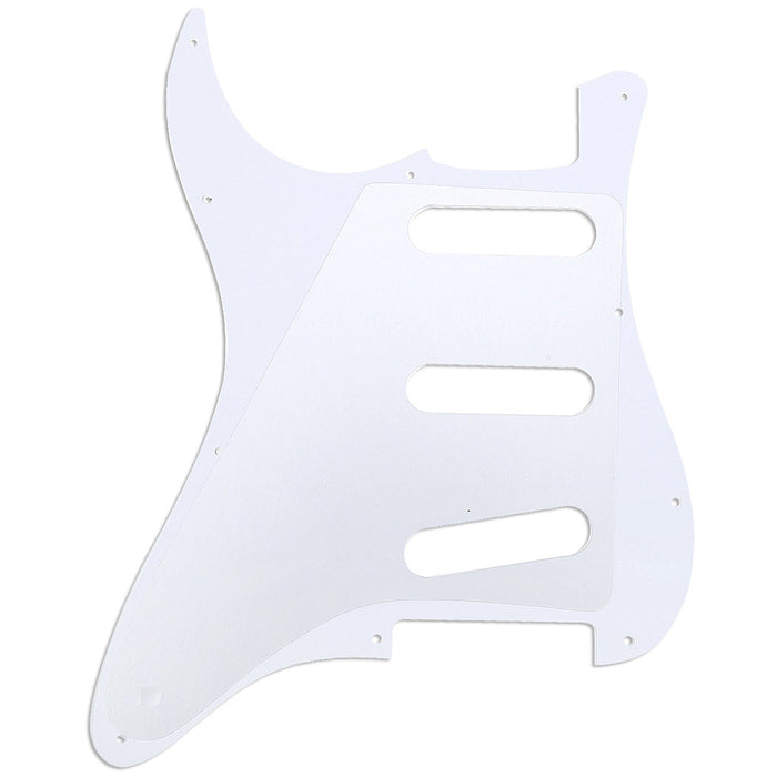Musiclily Pro 11穴 62タイプ SSS STピックガード 日本製MIJ Fender Stratストラトエレキギター用 3プライ エイジドホワイト