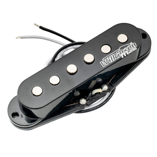 wilkinson m series low gauss vintage tone ceramic single coil pickup for strat style guitar neck mx1501bk
