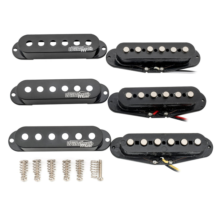 wilkinson m series high output ceramic st single coil pickups set for strat style electric guitar mx1507bkmx1508bkmx1509bk details