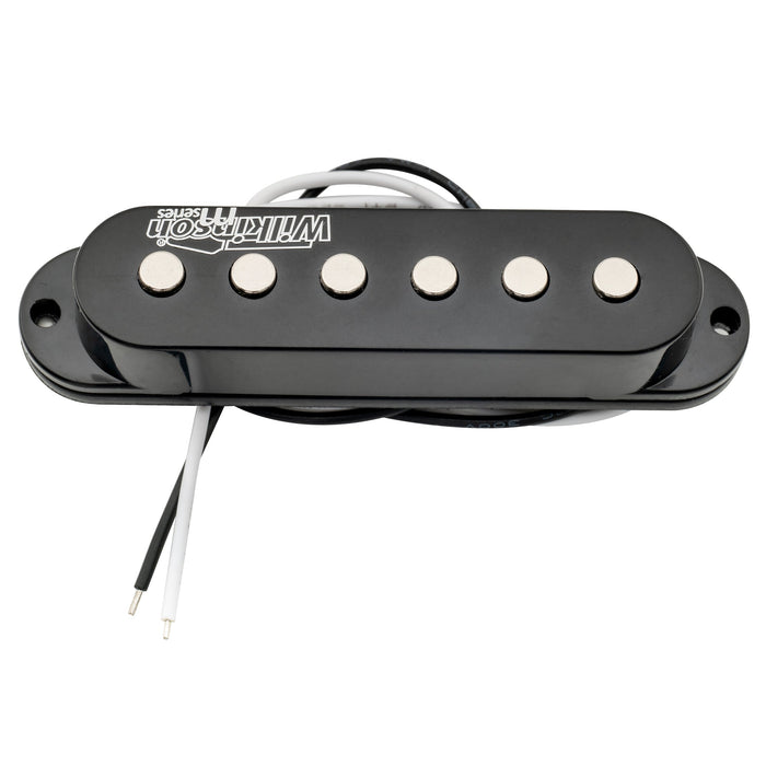 Part of wilkinson m series high output ceramic st single coil neck pickup for strat style electric guitar mx1507bk