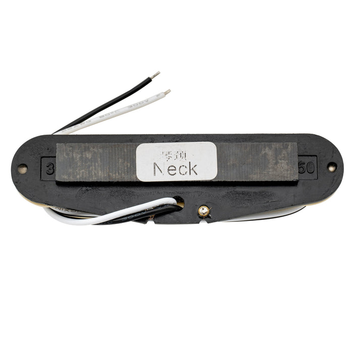 wilkinson m series high output ceramic st single coil neck pickup for strat style electric guitar mx1507bk, white