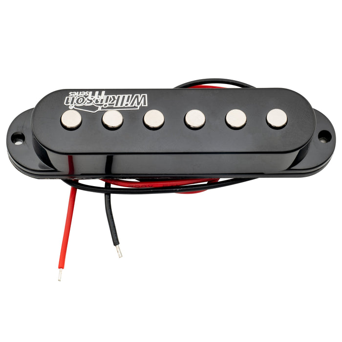 Part of wilkinson m series high output ceramic st single coil middle pickup for strat style electric guitar mx1508bk