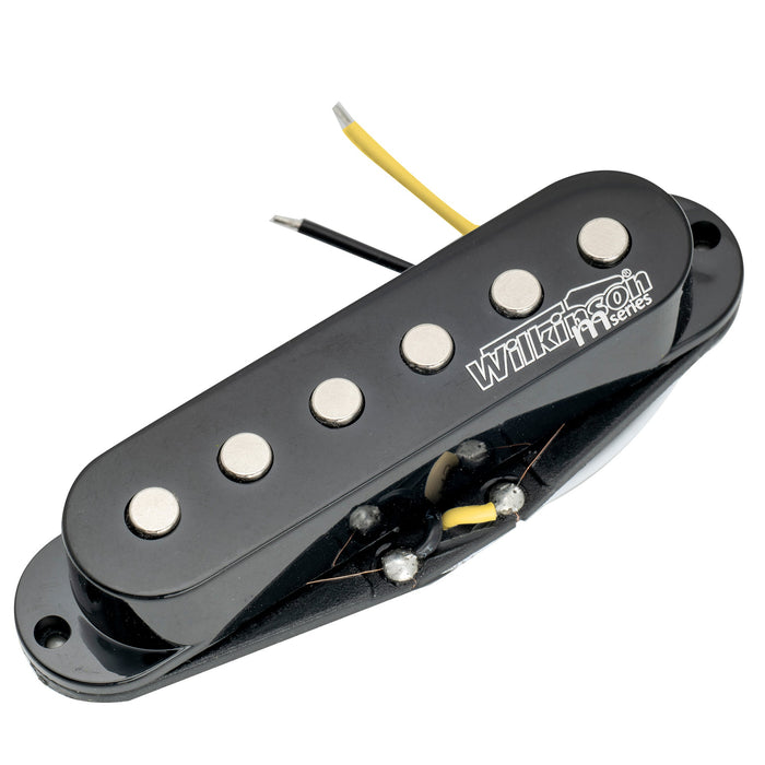 wilkinson m series high output ceramic st single coil bridge pickup for strat style electric guitar mx1509bk