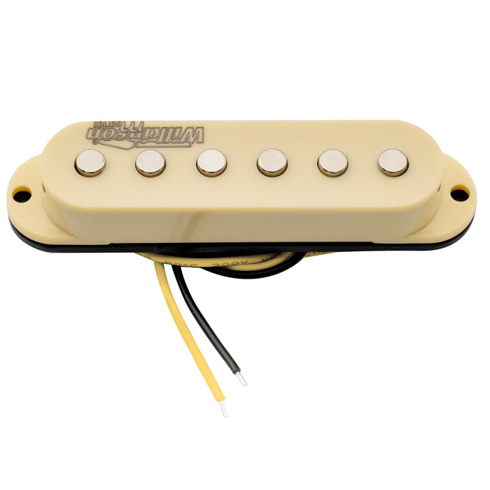 wilkinson m series high output ceramic st single coil bridge pickup for strat style electric guitar mx1509bk, mint ivory color