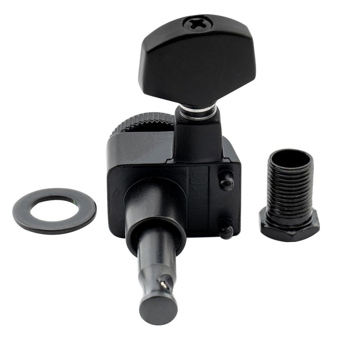 Clavija de afinación de cabeza de máquina bloqueable sellada completamente de 16:1 para bajo, con botón hexagonal, estilo Fender Strat Tele para guitarra eléctrica Musiclily Pro R15T