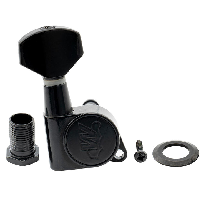 Juego de afinadores y llaves de afinación Wilkinson EZ-LOK de 6 en línea para guitarra eléctrica Fender Strat/Tele.