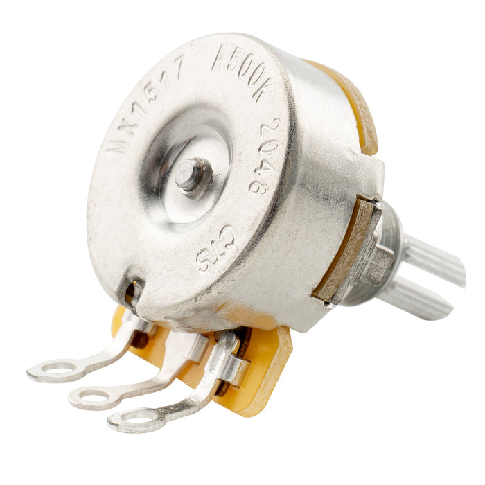 Part of cts 450 a500k pot standard split shaft 3 8 inch 10 audio taper potentiometer for electric guitar bass mx1517