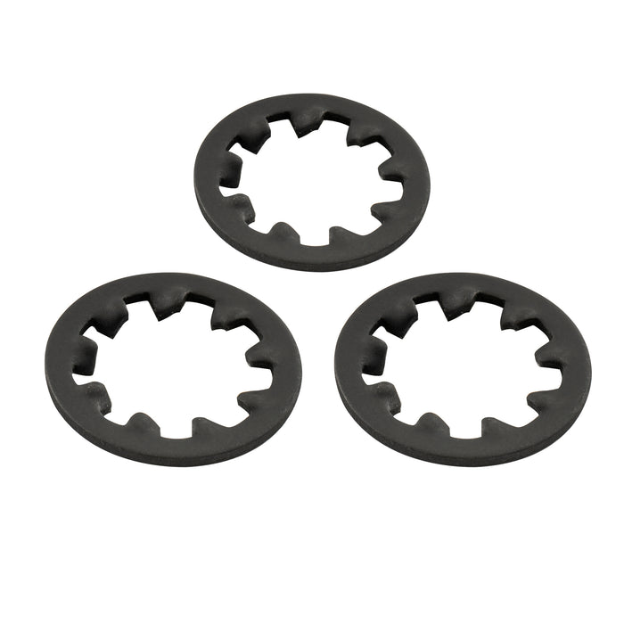 musiclily pro 3 8 inch and m9 mounting star lock washers for usa thread cts pots and switchcraft jack sockets mx1937 10p, black