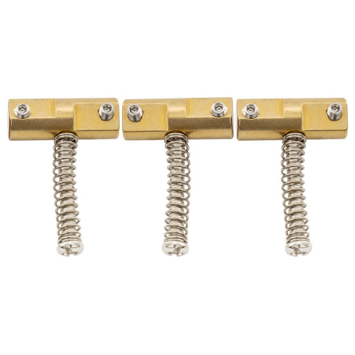 wilkinson wtb 10 8mm vintage style compensated brass guitar tele style saddles set for tele style bridge mx1531
