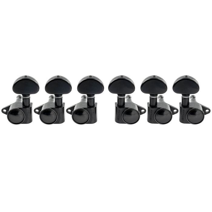 wilkinson 3r3l 19 1 ratio full sealed machine heads tuners tuning pegs keys with half moon button right angle screw for acoustic electric guitar mx1542p