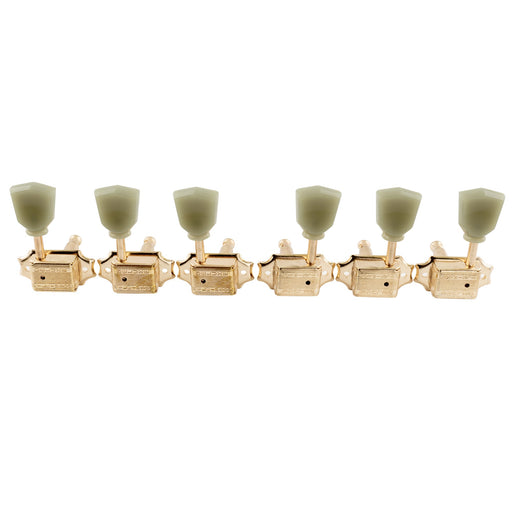 wilkinson 3r3l 15 1 ratio semi closed deluxe vintage style machine heads tuners tuning pegs keys with keystone button for acoustic electric guitar mx1544p