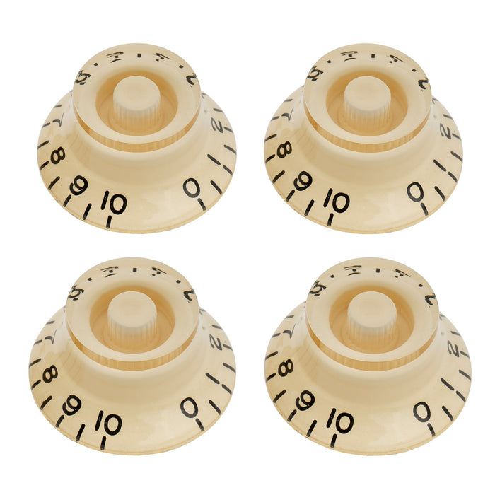 musiclily pro inch size fine 24 spline top hat bell knobs tone volume control knobs for usa lp sg style electric guitar mx1560 4p