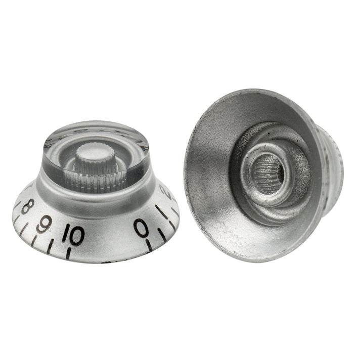 Perillas Musiclily Pro de 24 estrías con forma de campana y tamaño fino, para control de volumen y tono de guitarra eléctrica estilo USA LP SG (juego de 4)