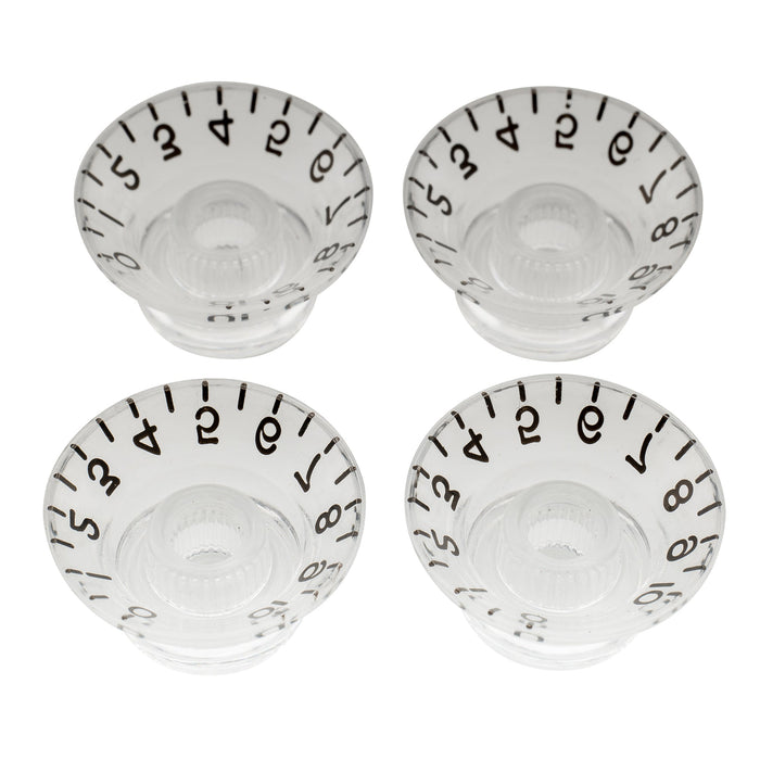 Perillas Musiclily Pro de 24 estrías con forma de campana y tamaño fino, para control de volumen y tono de guitarra eléctrica estilo USA LP SG (juego de 4)