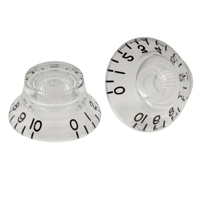 Perillas Musiclily Pro de 24 estrías con forma de campana y tamaño fino, para control de volumen y tono de guitarra eléctrica estilo USA LP SG (juego de 4)