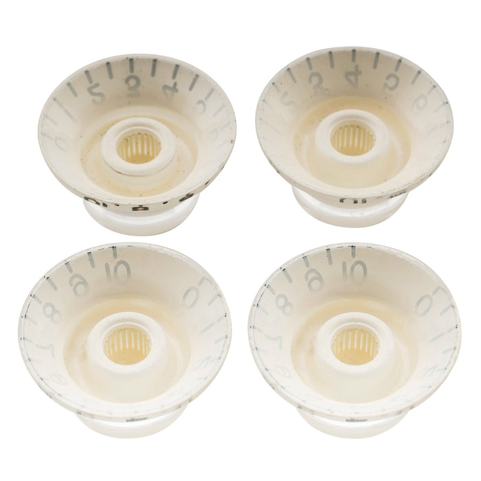 Perillas Musiclily Pro de 24 estrías con forma de campana y tamaño fino, para control de volumen y tono de guitarra eléctrica estilo USA LP SG (juego de 4)