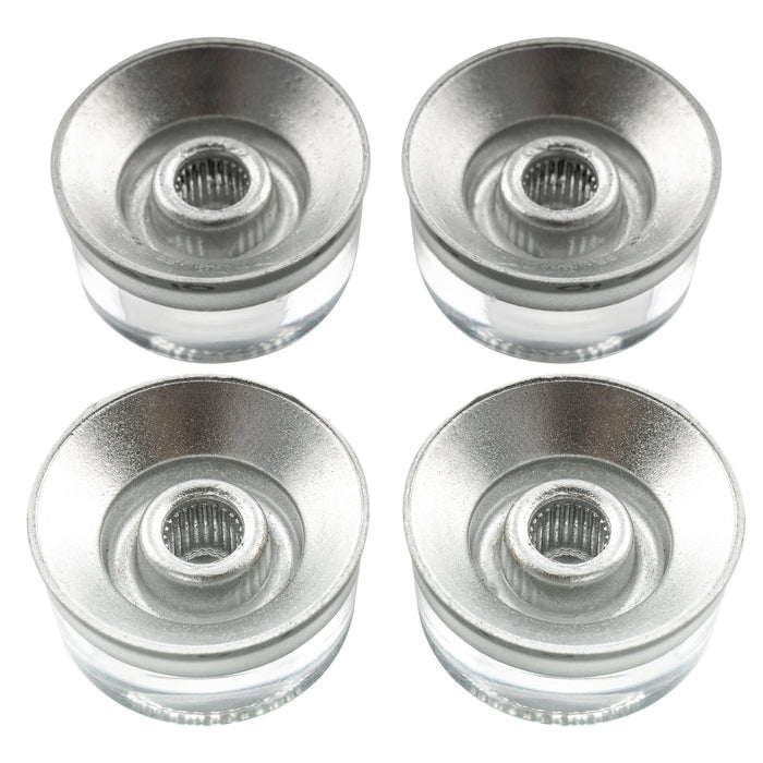 Musiclily Pro インチ規格 24スプライン トーンとボリュームノブ スピードノブ つまみ コントロールノブ USA LP SGエレキギター用 グリーン(4個セット)