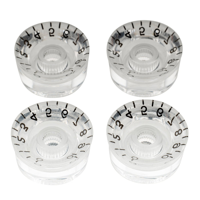 Musiclily Pro インチ規格 24スプライン トーンとボリュームノブ スピードノブ つまみ コントロールノブ USA LP SGエレキギター用 グリーン(4個セット)