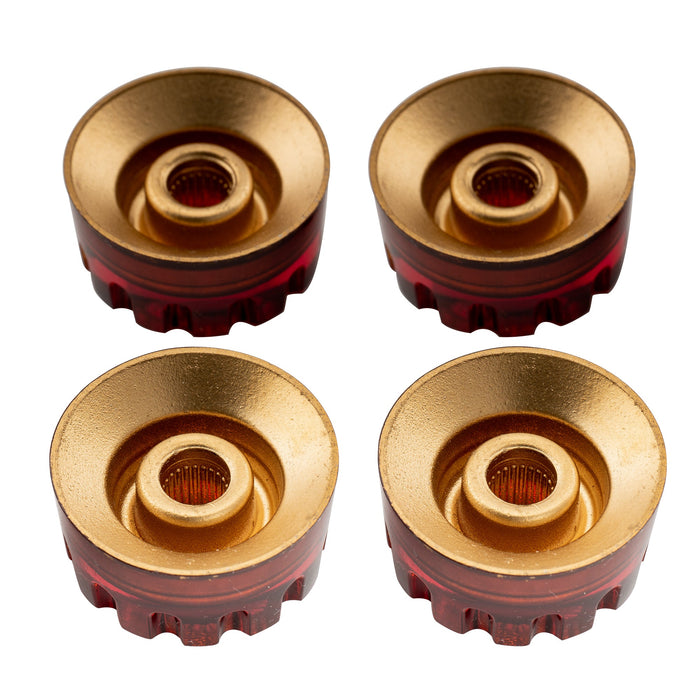 Musiclily Pro Tamanho de Polegada Fina 24-Espiga Parafusos Knob de Tom Controle de Volume Velocidade para Guitarra Elétrica Estilo USA LP SG, Conjunto de 4