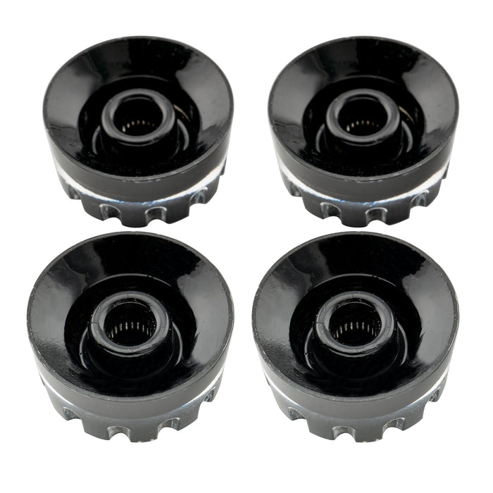 Musiclily Pro Tamanho de Polegada Fina 24-Espiga Parafusos Knob de Tom Controle de Volume Velocidade para Guitarra Elétrica Estilo USA LP SG, Conjunto de 4