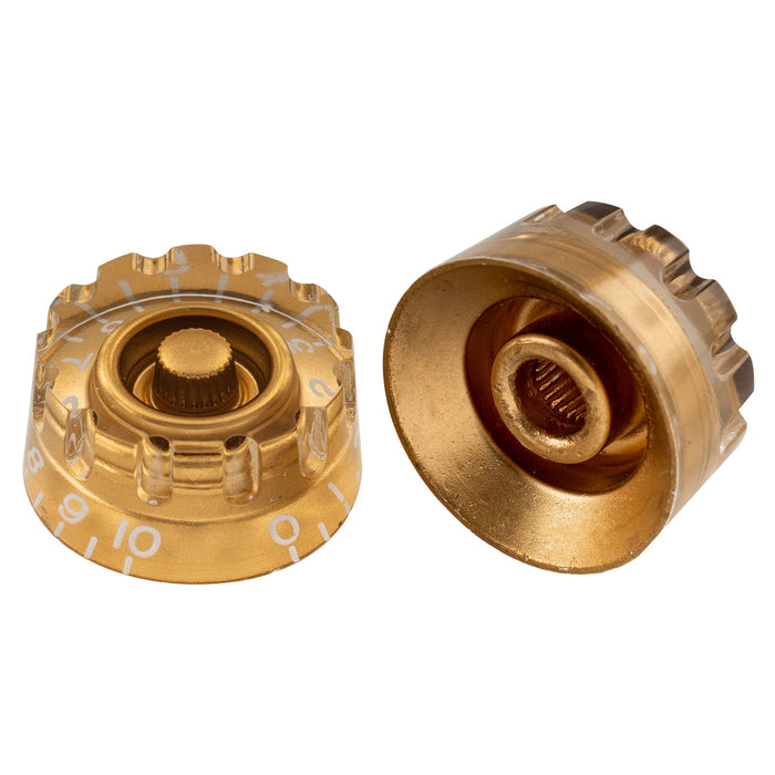 Musiclily Pro Tamanho de Polegada Fina 24-Espiga Parafusos Knob de Tom Controle de Volume Velocidade para Guitarra Elétrica Estilo USA LP SG, Conjunto de 4