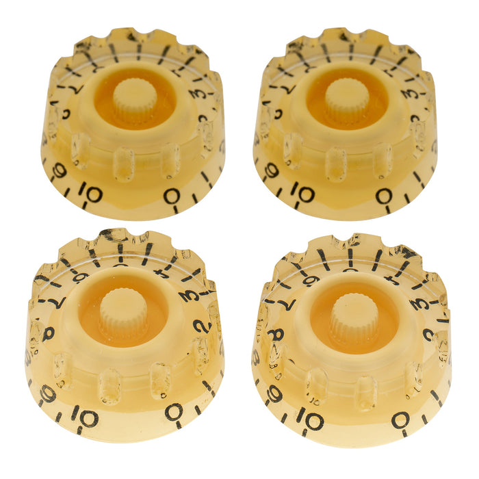 musiclily pro inch size fine 24 spline knurled guitar knobs tone volume speed control knobs for usa lp sg style electric guitar mx1562 4p, mint ivory color