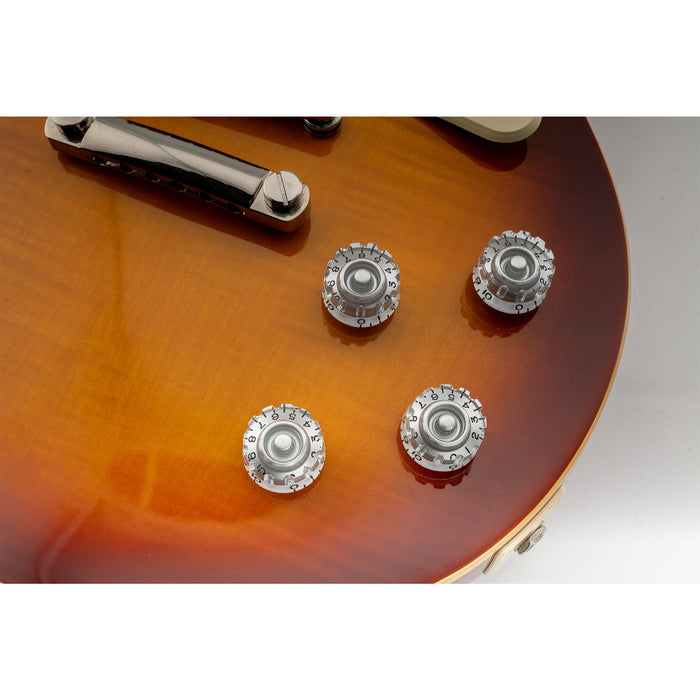 Application of musiclily pro inch size fine 24 spline knurled guitar knobs tone volume speed control knobs for usa lp sg style electric guitar mx1562 4p