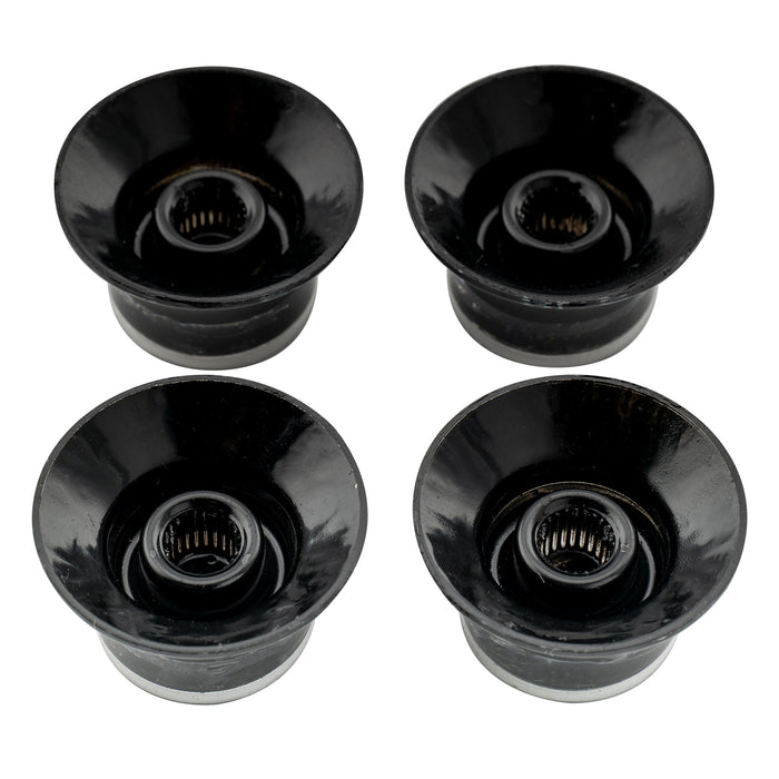 Perillas Musiclily Pro de 24 estrías con forma de campana y tono, tamaño en pulgadas, para guitarra eléctrica estilo USA LP SG (juego de 2T2V)