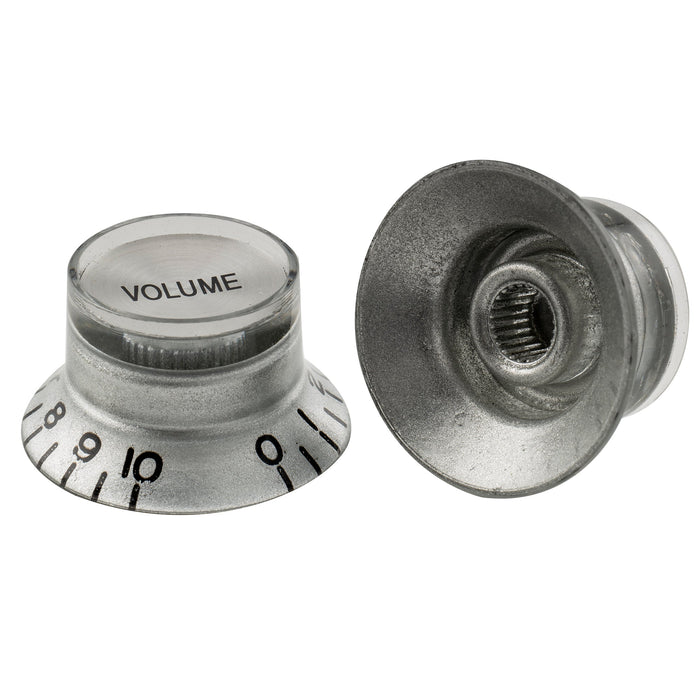 detail of musiclily pro inch size fine 24 spline top hat bell knobs tone volume control knobs for usa lp sg style electric guitar 2 pcst2v mx1565 2mx1567 2p