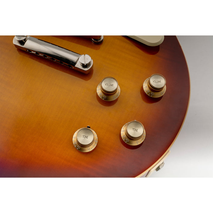 Perillas Musiclily Pro de 24 estrías con forma de campana y tono, tamaño en pulgadas, para guitarra eléctrica estilo USA LP SG (juego de 2T2V)