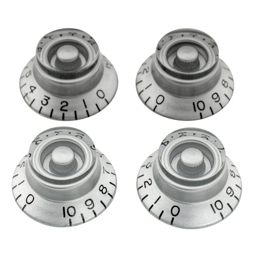 musiclily pro left handed inch size fine 24 spline top hat bell knobs tone volume control knobs for usa lp sg style electric guitar mx1571 4p