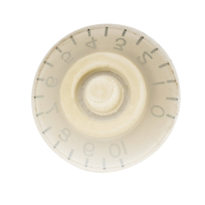 Perillas Musiclily Pro para zurdos, tamaño en pulgadas, finas, de 24 estrías, con forma de campana y control de volumen para guitarra eléctrica estilo USA LP SG (juego de 4)