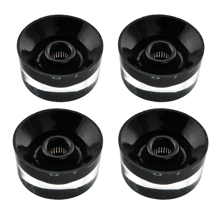 Part of musiclily pro left handed inch size fine 24 spline guitar knobs tone volume speed control knobs for usa lp sg style electric guitar mx1572 4p