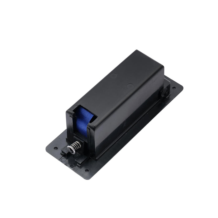 detail of musiclily pro 9 volt battery box case compartment for active guitar bass mx1582p