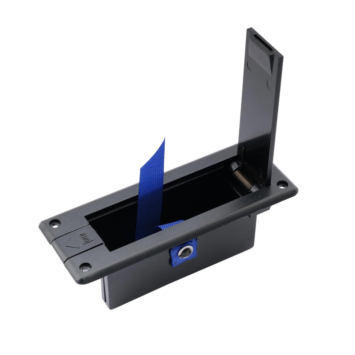 musiclily pro 9 volt battery box case compartment for active guitar bass mx1582p