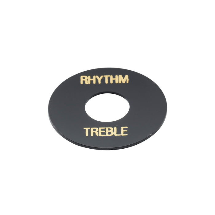 musiclily pro self adhesive guitar toggle switch plate lp washer rhythm treble ring with words mx1584 2p details