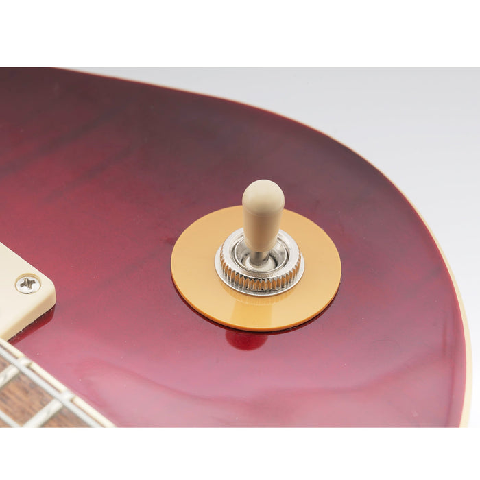 Application of musiclily pro guitar toggle switch plate lp washer rhythm treble ring no word mx1585 2p